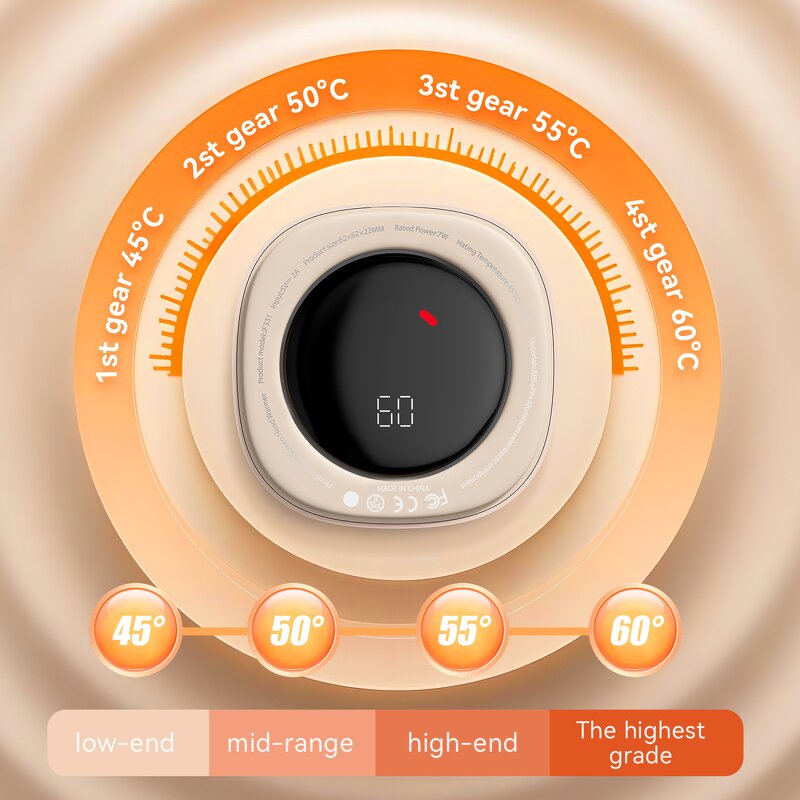 Digital Hand Warmer Manufacturer - Display 2-in-1 Heating
