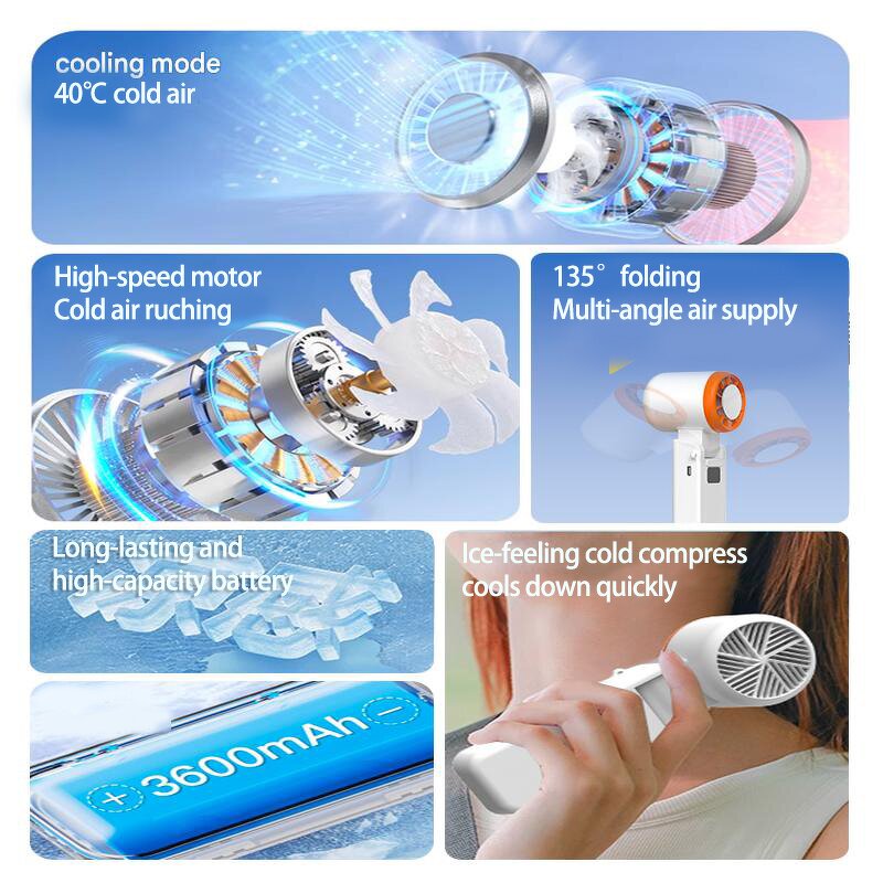 USB Rechargeable Fan Manufacturer - Hot Selling Folding