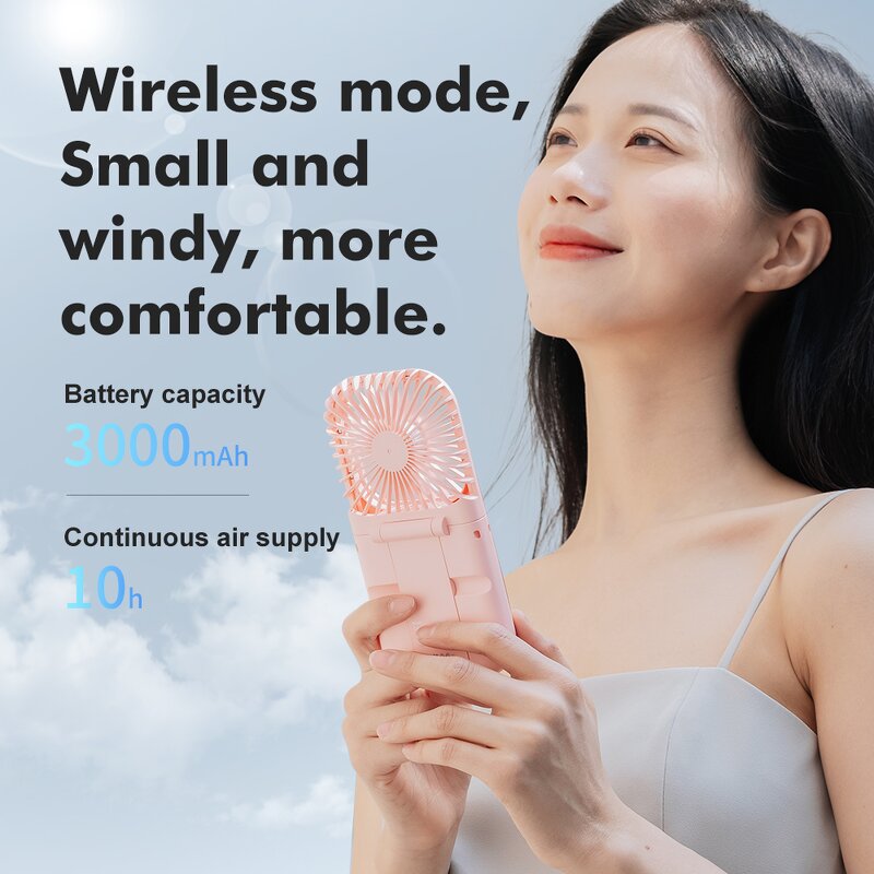 Folding Fan Supplier - 2024 New Silent Desktop Mini