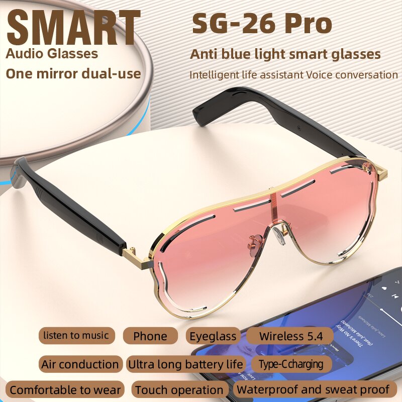 Smart Audio Glasses Supplier - Fashion SG-26 Pro HiFi