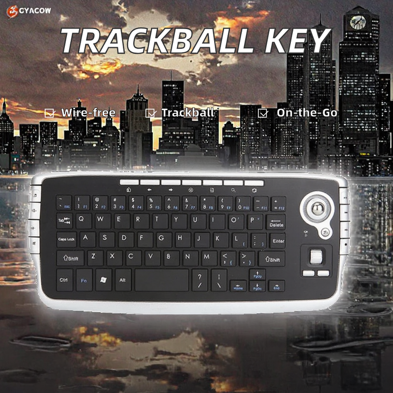 Wireless Keyboard Supplier - Portable 2.4G USB Trackball