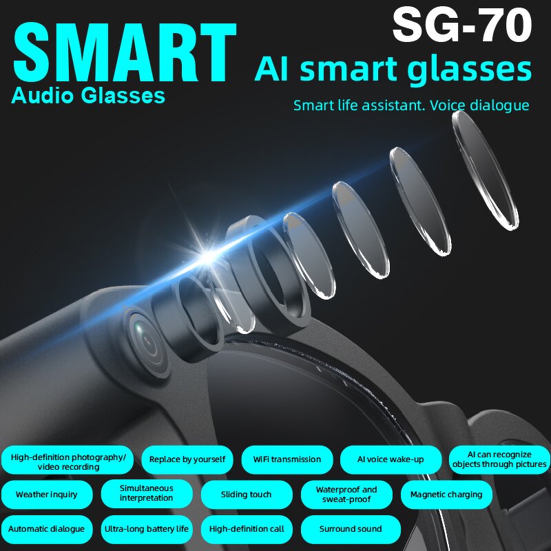 Smart Glasses Supplier - Hot Sell Anti-Blue Intelligent