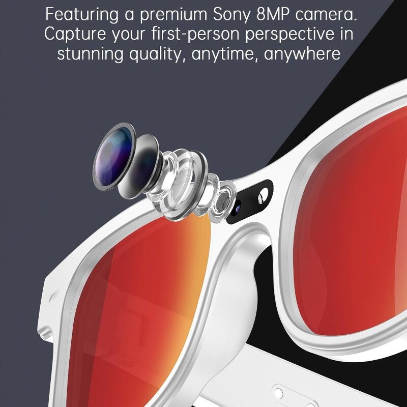 AI Smart Glasses Supplier - G3 with 8MP Camera Audio