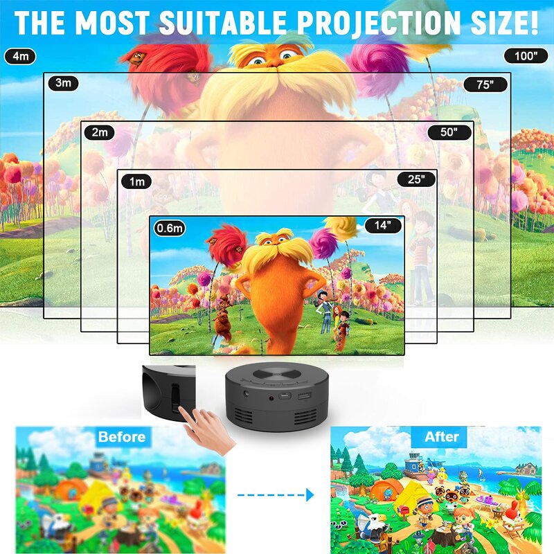 Mobile Phone Projector Supplier - 2024 New Arrival Micro