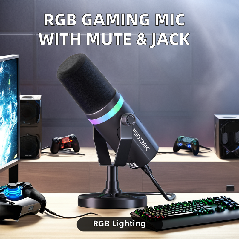 USB Microphone Manufacturer - HOT Sale RGB Light Noise