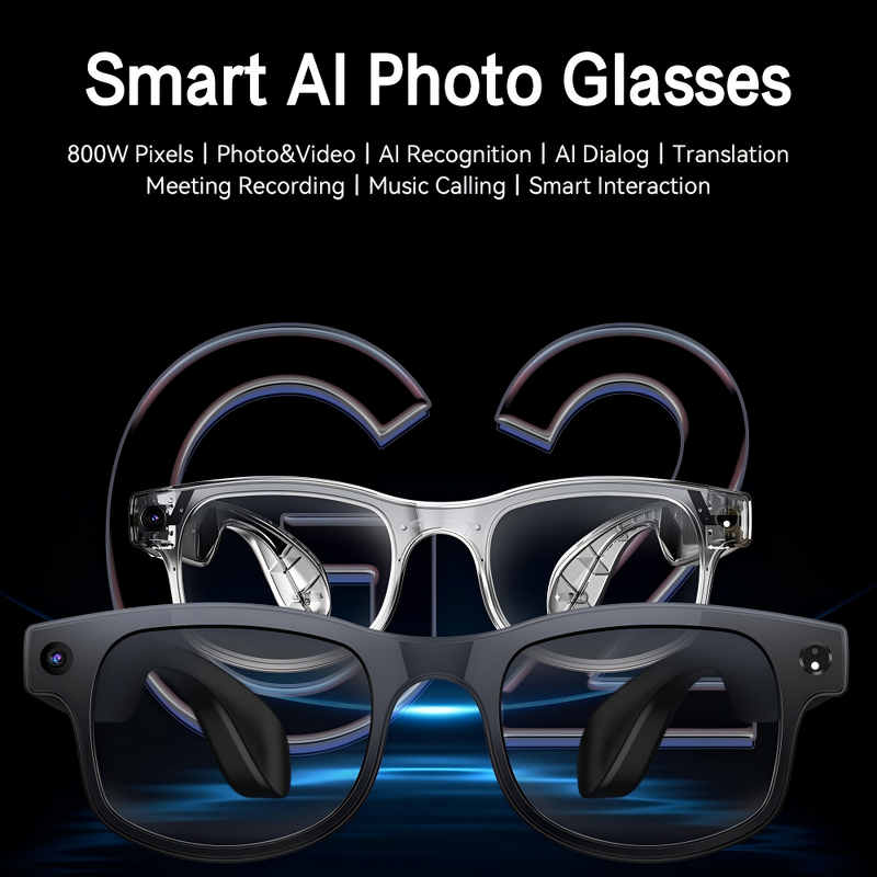 AI Camera Sunglasses Manufacturer - 800W HD Lens Wireless