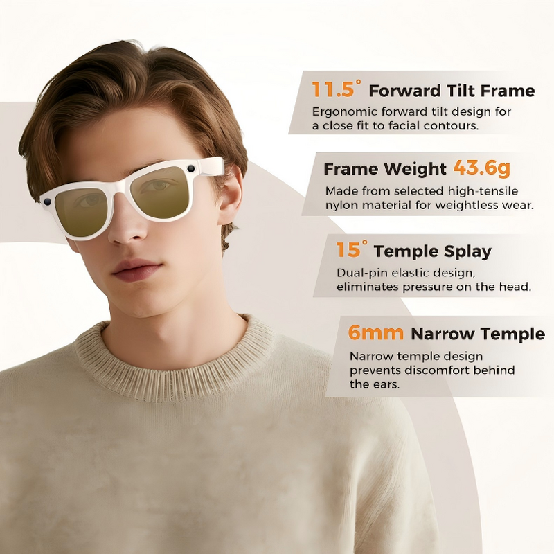 Smart Glasses Supplier - M02 800W Pixel with Wifi