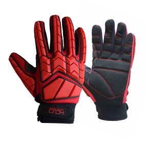 TPR Work Gloves Supplier - Protector Impact Heavy Duty Fitness Safety Rubber Mechanic