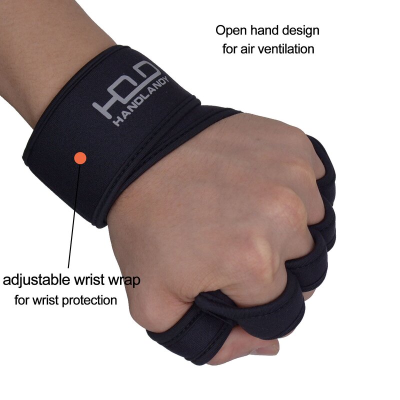 Weight Lifting Gloves Manufacturer - Workout Great Grip Gym Leather Finger Less
