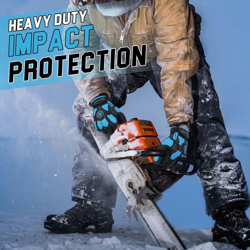 Anti-impact Work Gloves Factory - OEM ODM Silicone Palm Great Grip TPR Protector Back