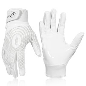 American Football Gloves Factory - Free Sample Silicone Palm Air Mesh Back Breathable Waterproof Durable
