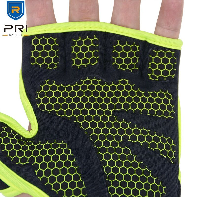 Weight Lifting Gloves Manufacturer - Workout Great Grip Gym Leather Finger Less