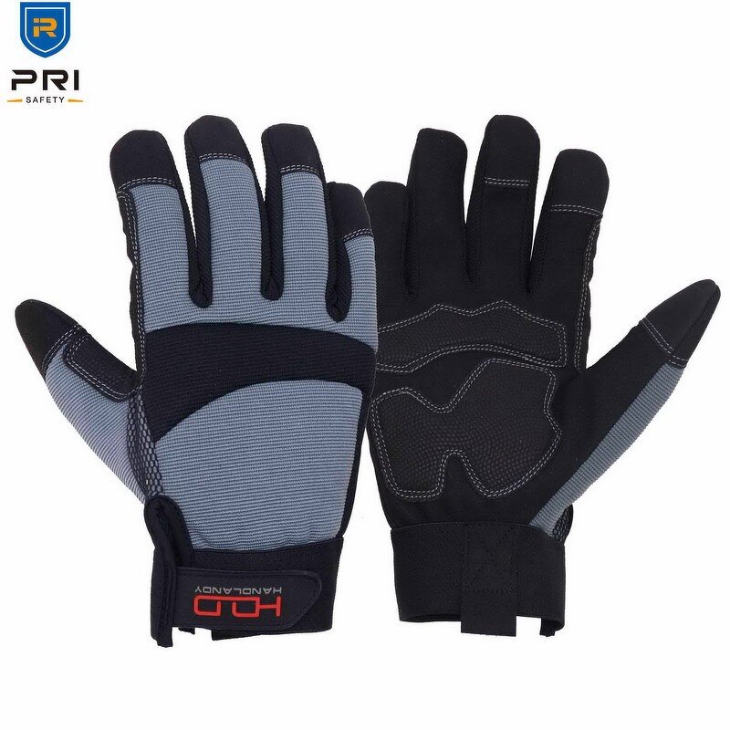 Work Gloves Supplier - Utility Mechanic Anti-vibration Touch Screen Flexible Yard