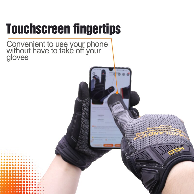 Industrial Mechanic Gloves Supplier - Cut Resistance Level 5 Silicone Coating Super Grip Palm