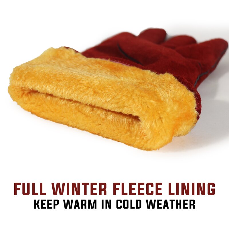 Leather Forge Gloves Manufacturer - Heat/Fire Resistant Mitts for BBQ Oven Grill Fireplace