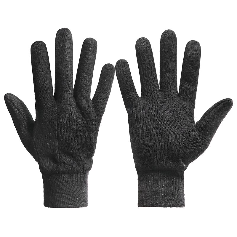Yard Work Gardening Gloves Supplier - Free Sample Black Soft Comfortable Sweat Cotton Lining DDP/FOB
