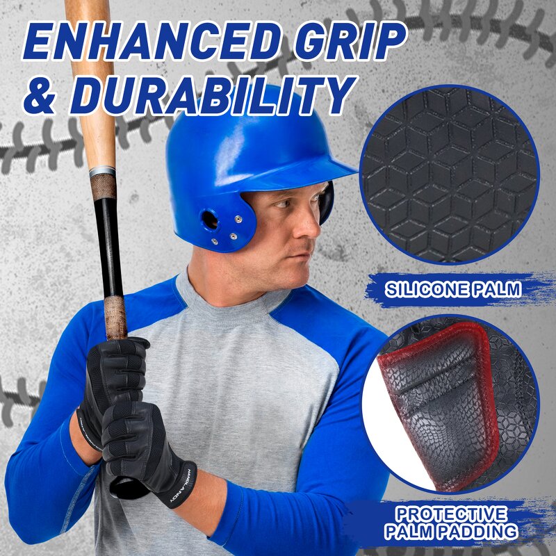 Golf Glove Factory - Free Sample Black Silicone Palm Breathable Air Mesh Durable High Grip