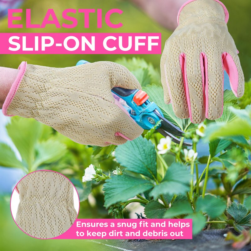 Work Garden Gloves Factory - Best Seller Synthetic Leather Palm Comfortable Padded Abrasion Resistance