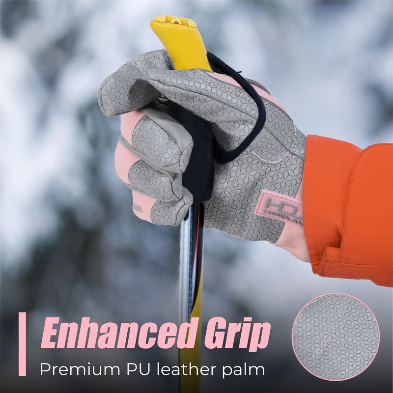 Women's Ski Gloves Supplier - Hot Selling Anti-Slip Silicone Outdoor 3M Thinsulated Insulation Windproof