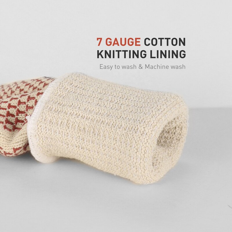 Industrial Hand Gloves Supplier - 7 Gauge Cotton Silicon Coating Breathable Anti slip Construction Safety