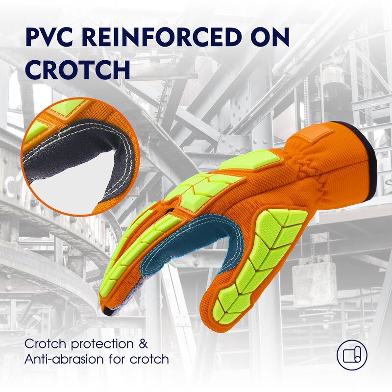 Industrial Gloves Factory - Synthetic With Silicon TPR Protector Anti-tear Oil Gas