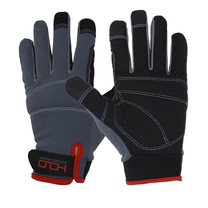 Mechanic Safety Gloves Factory - Microfiber Fabric Touch Screen Tactical Training