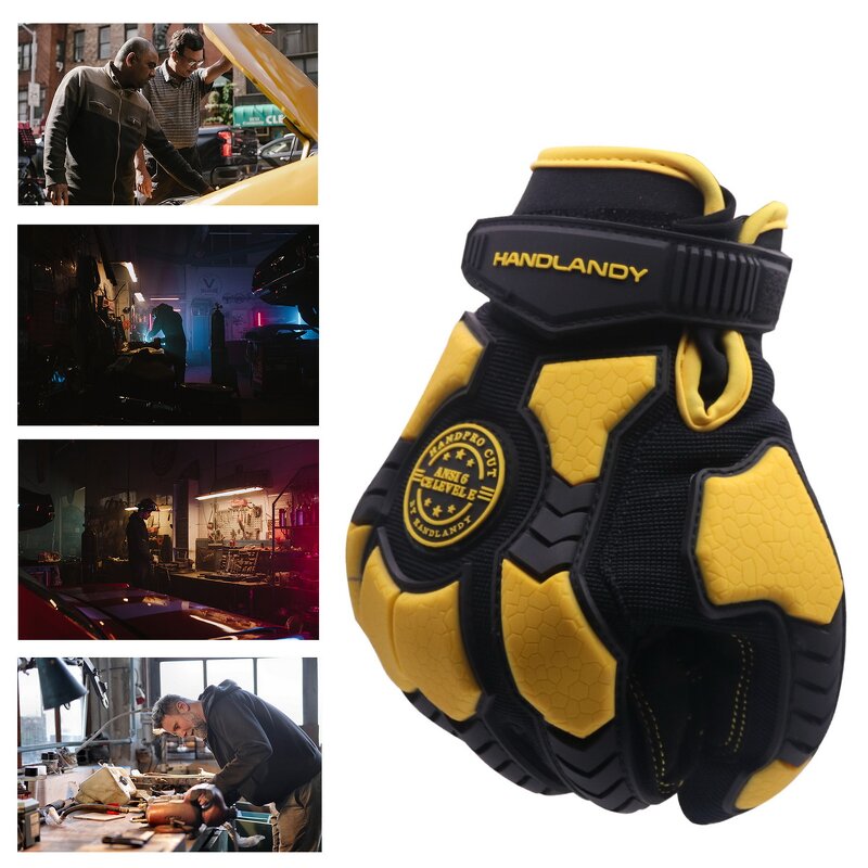 Slip Resistance Work Gloves Supplier - Anti Impact Heavy Duty Industrial Oil and Gas