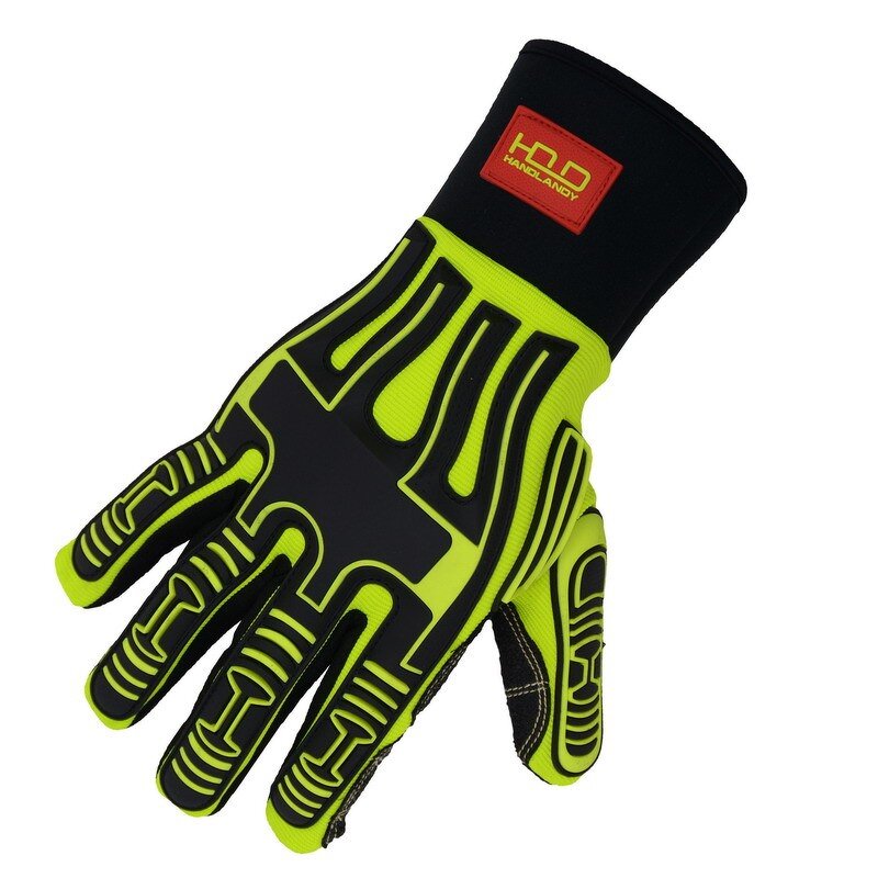 Oilfield Safety Gloves Supplier - Anti Abrasion TPR protection Back Impact for Oil Gas