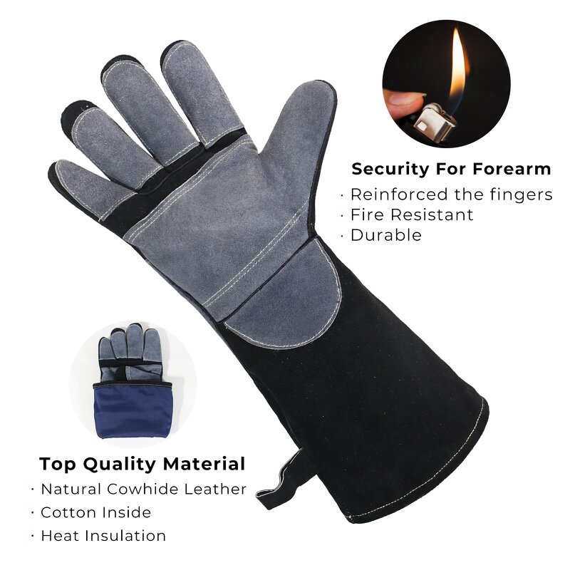 Pet Grooming Gloves Factory - Anti Cat Scratch Thick Long Tear Animal Handling Anti-bite Training