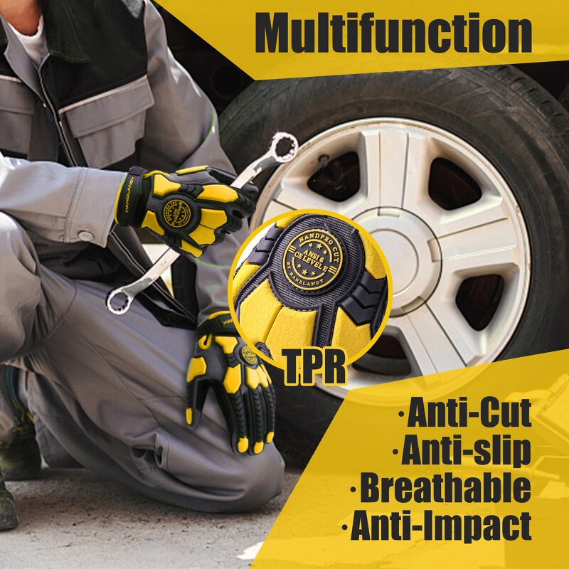 Long Cuff Work Gloves Manufacturer - Industrial Oil Gas Cotton Spandex Heavy Duty Mining