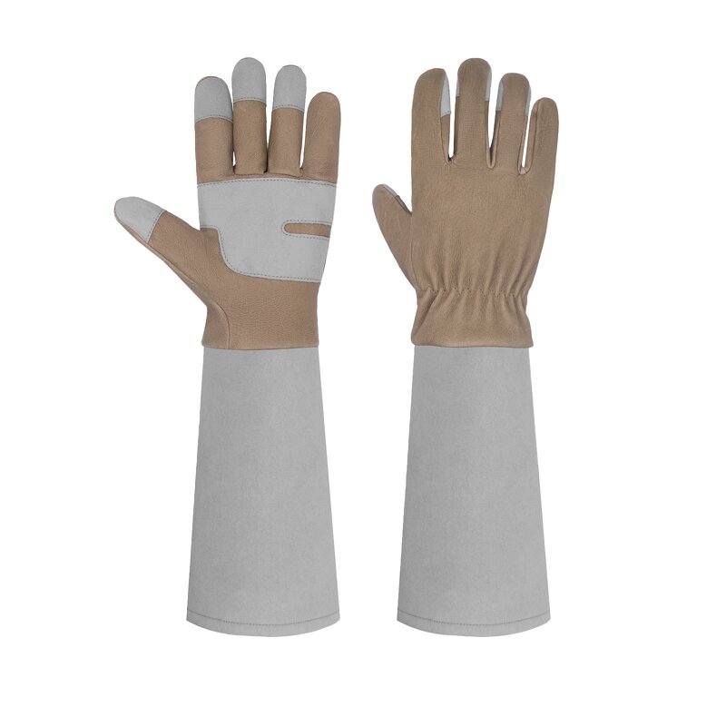 Thornproof Gloves Manufacturer - Hot Selling Durable Cowhide Arm-Length Sleeve EN388 Certified Customized