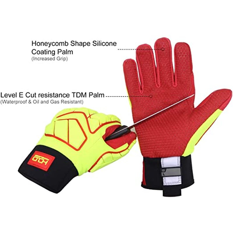 Touchscreen Mechanical Gloves Factory - Tpr Impact 6mm Neoprene Automotive Tool En388 Rating