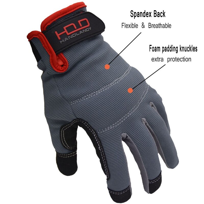 Mechanic Safety Gloves Factory - Microfiber Fabric Touch Screen Tactical Training