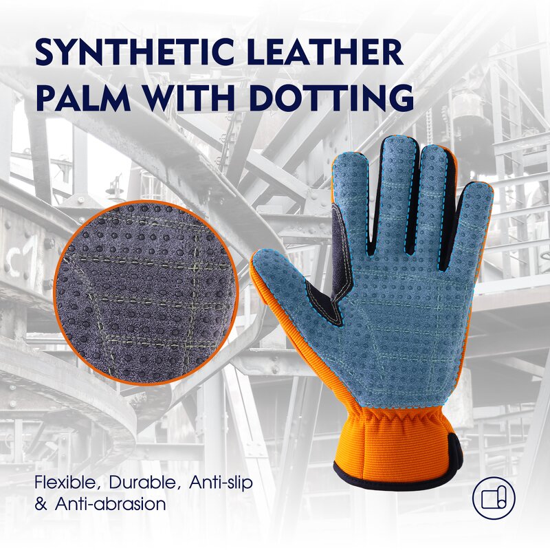 Industrial Gloves Factory - Synthetic With Silicon TPR Protector Anti-tear Oil Gas