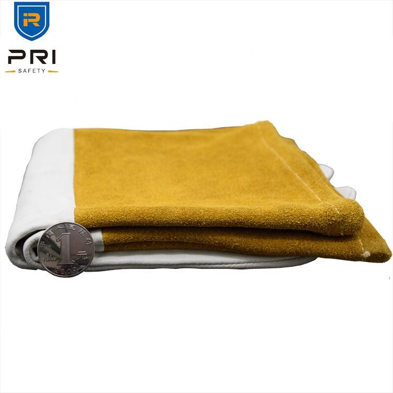 Welder Gloves Supplier - White Super Soft Home Tasks Metal Flash MIG Tig Goatskin Fire Resistant