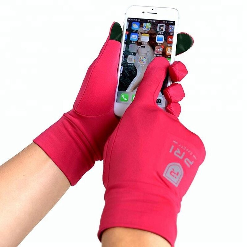 Cycling Sport Glove Supplier - Wholesale Outdoor Bike Fleece Winter Running Screen Touch Lightweight