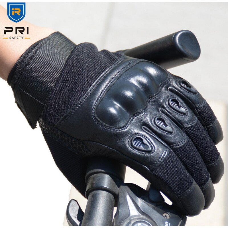 Racing Cycling Gloves Manufacturer - OEM ODM Cabretta Silicone Grip Palm Tactical Leather Hard Knuckle