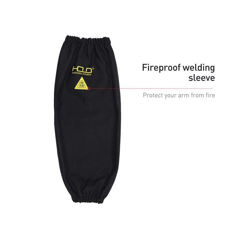 Welding Sleeves Manufacturer - Black One Size Fire Resistant Arm Sleeve Work Protective Heat