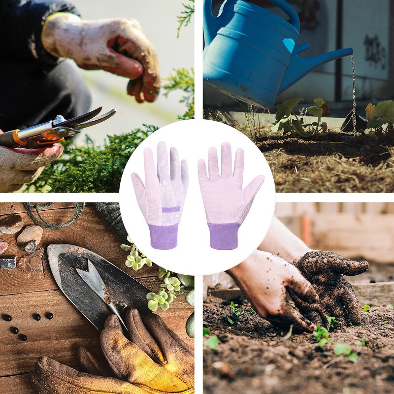 Gardening Gloves Manufacturer - Logo Size Color Customized Breathable Thornproof Cotton Lined Low MOQ