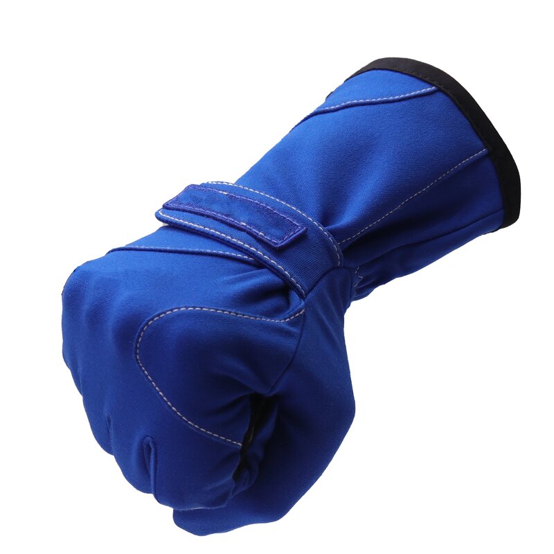 Welding Gloves Supplier - Brand New Double Layer Knit Fire Resistant Back Padding Palm Patch