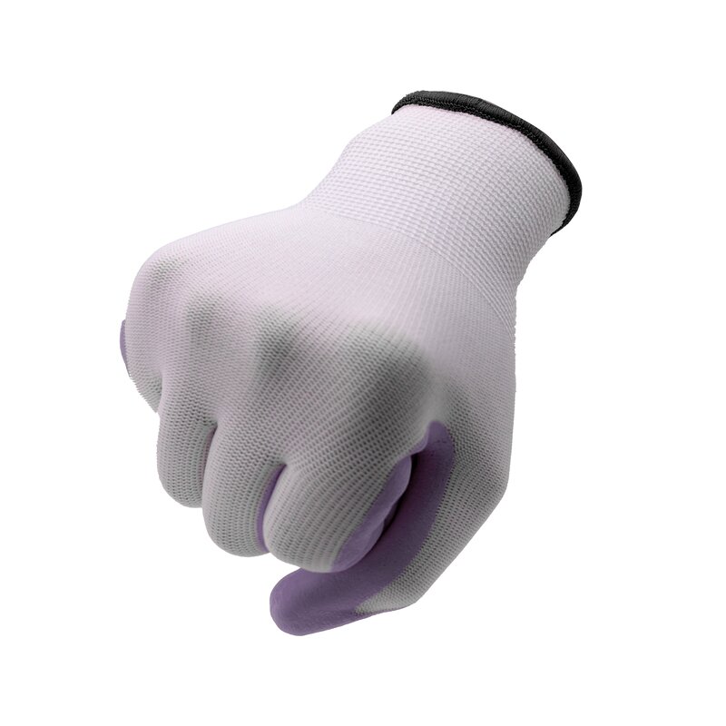 Yard Work Gloves Factory - 15gg Best Quality Breathable Foam Nitrile Coated for Ladies