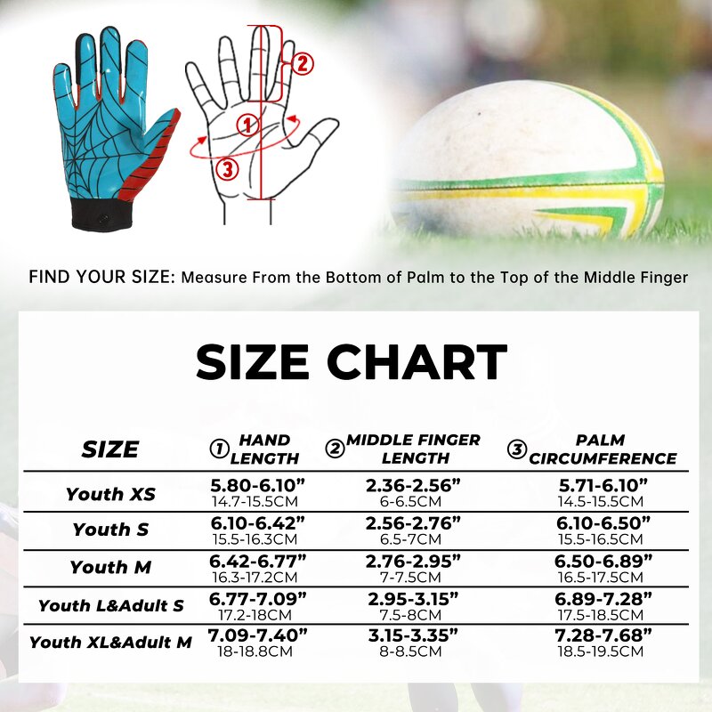 American Football Gloves Supplier - Free Sample Silicone Palm High Grip Breathable Waterproof Durable