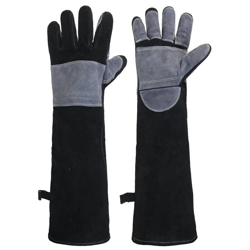 Pet Gloves Supplier - Multipurpose Anti-Vibration Training Scratch Cat Dog Leather Welding