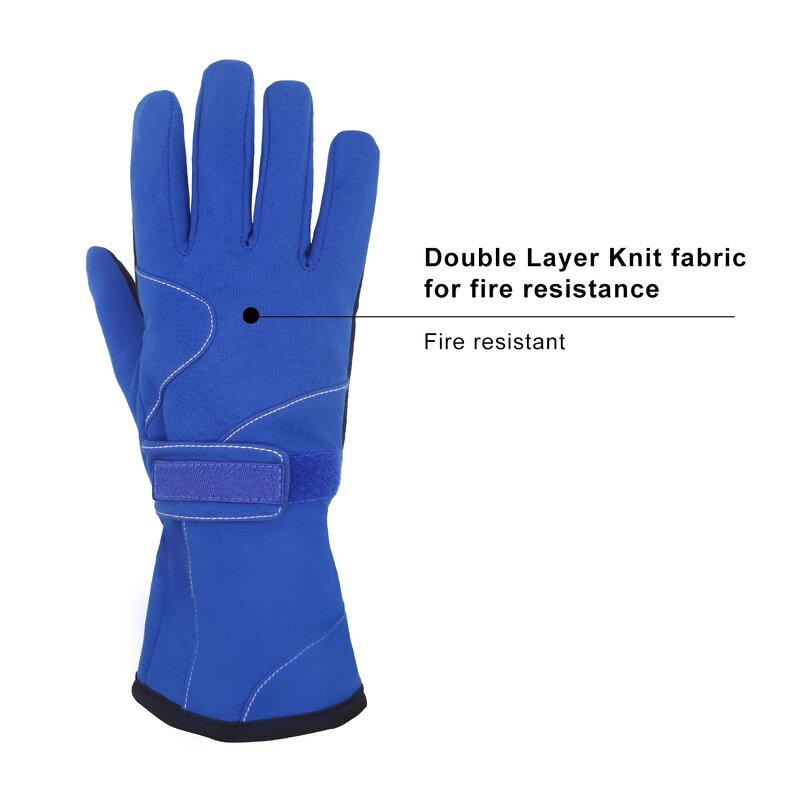 Welding Gloves Supplier - Brand New Double Layer Knit Fire Resistant Back Padding Palm Patch
