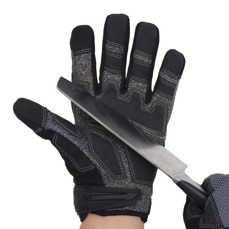 Cut Resistance Safety Gloves Supplier - ANSI Level 5 Great Grip Construction Auto Mechanic Touch