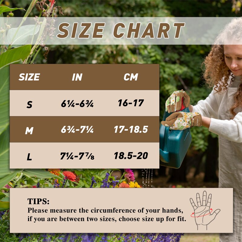 Garden Gloves Manufacturer - Split Goatskin Palm Spandex Back for Women