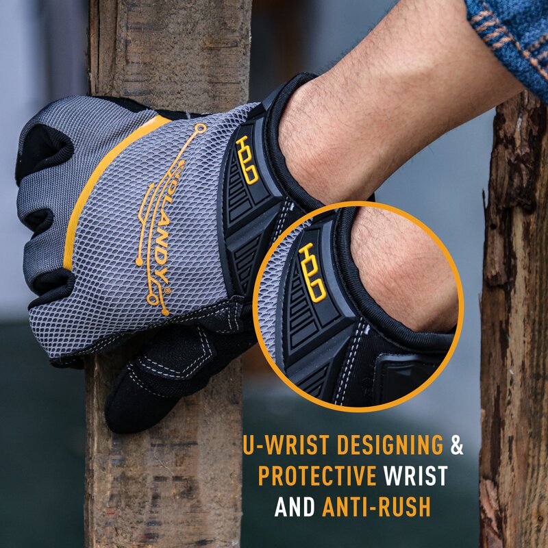 Tactical Gloves Factory - Anti Slip Touch Screen Mechanic Safety Protective