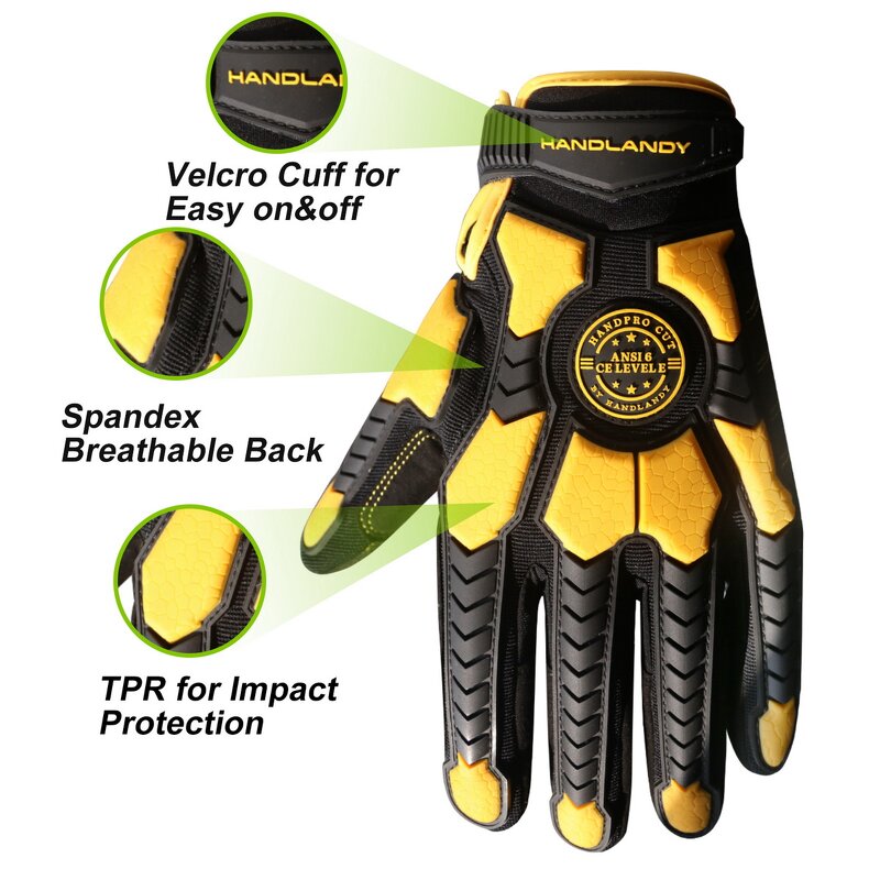 Slip Resistance Work Gloves Supplier - Anti Impact Heavy Duty Industrial Oil and Gas