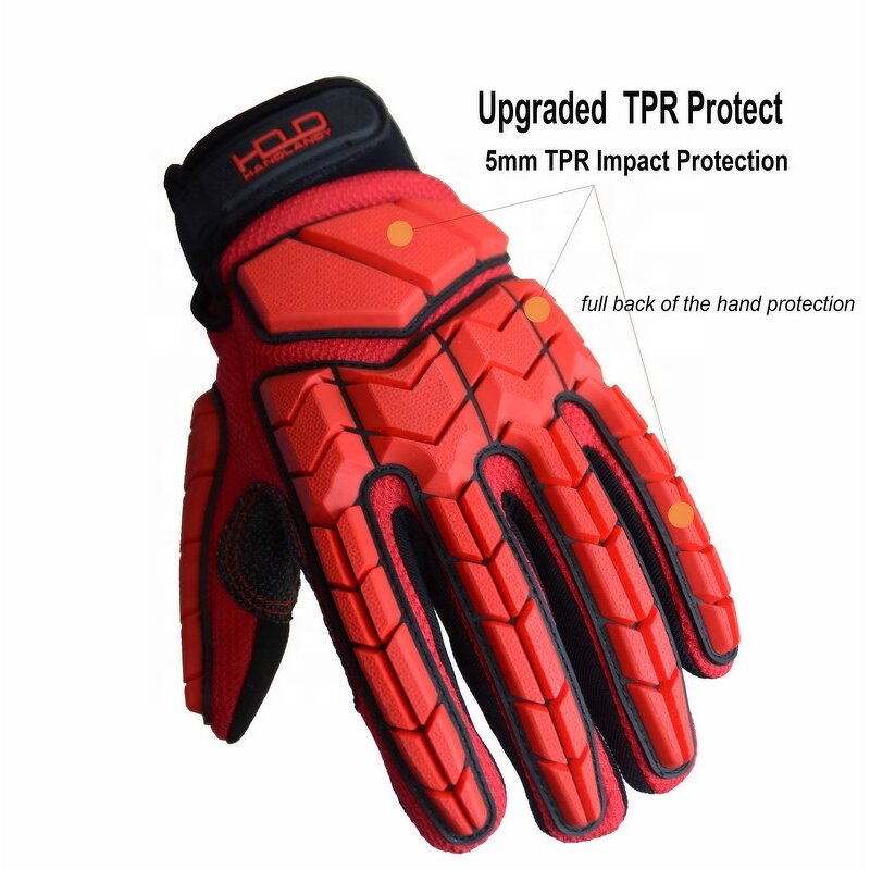 Construction Safety Gloves Manufacturer - Vibration-Resistant Oil Proof Impact Cut Level 5
