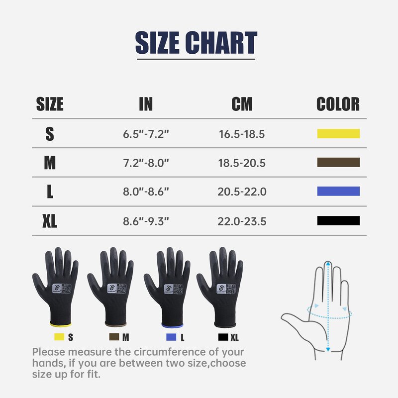 PU Safety Gloves Supplier - Anti Slip Ultra-Thin Seamless Knit Maintenance Car Repair Mechanic